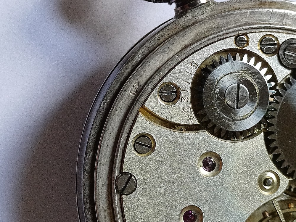 Omega Silver Half Hunter small pocket watch , circa 1916 View XIV