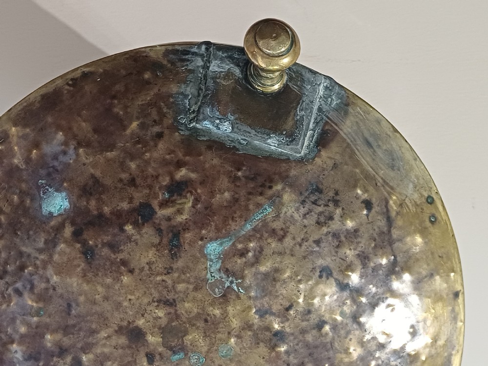 Dutch brass and copper log or coal scuttle and lid, late 19th, early 20th century View XXI
