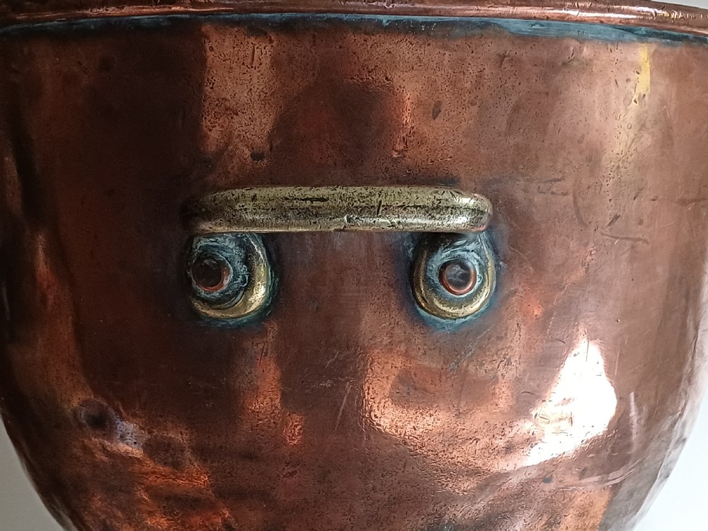 (Sold CP)  -A Magnificent large Copper Log or Coal bin / scuttle dating from the late Georgian early Victorian period. View IV