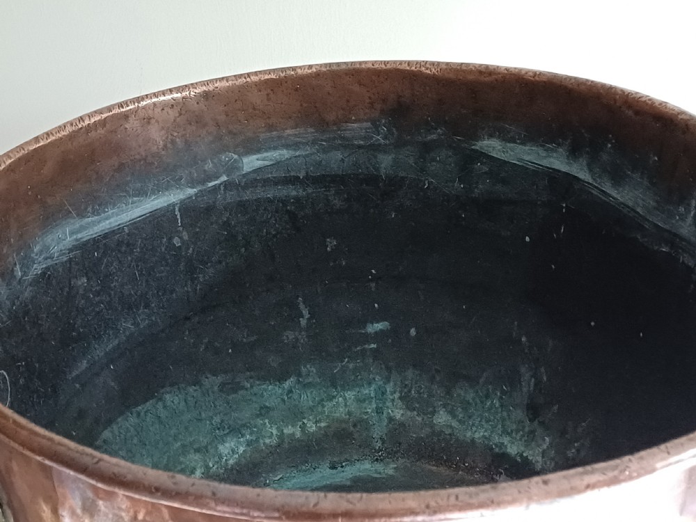 (Sold CP)  -A Magnificent large Copper Log or Coal bin / scuttle dating from the late Georgian early Victorian period. View VIII