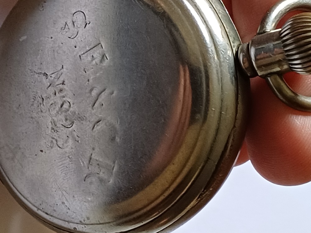 South Eastern & Chatham Railway issued Station Masters pocket watch, no S.E.& C.R. No 1823, dating circa 1910 View IX