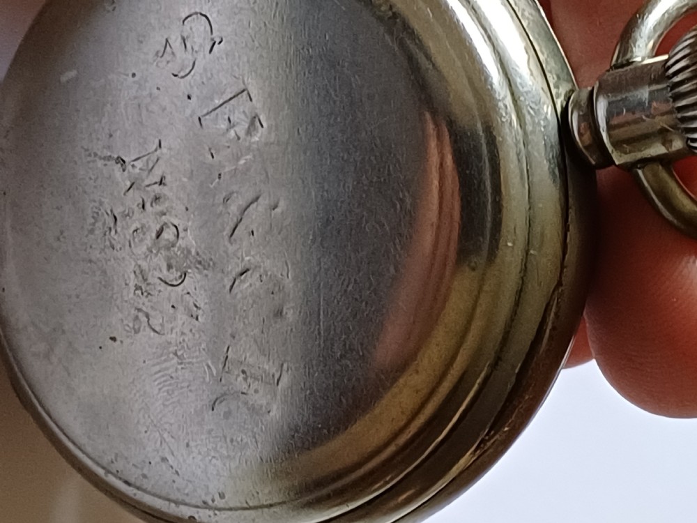 South Eastern & Chatham Railway issued Station Masters pocket watch, no S.E.& C.R. No 1823, dating circa 1910 View XI
