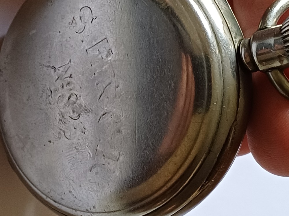 South Eastern & Chatham Railway issued Station Masters pocket watch, no S.E.& C.R. No 1823, dating circa 1910 View XII