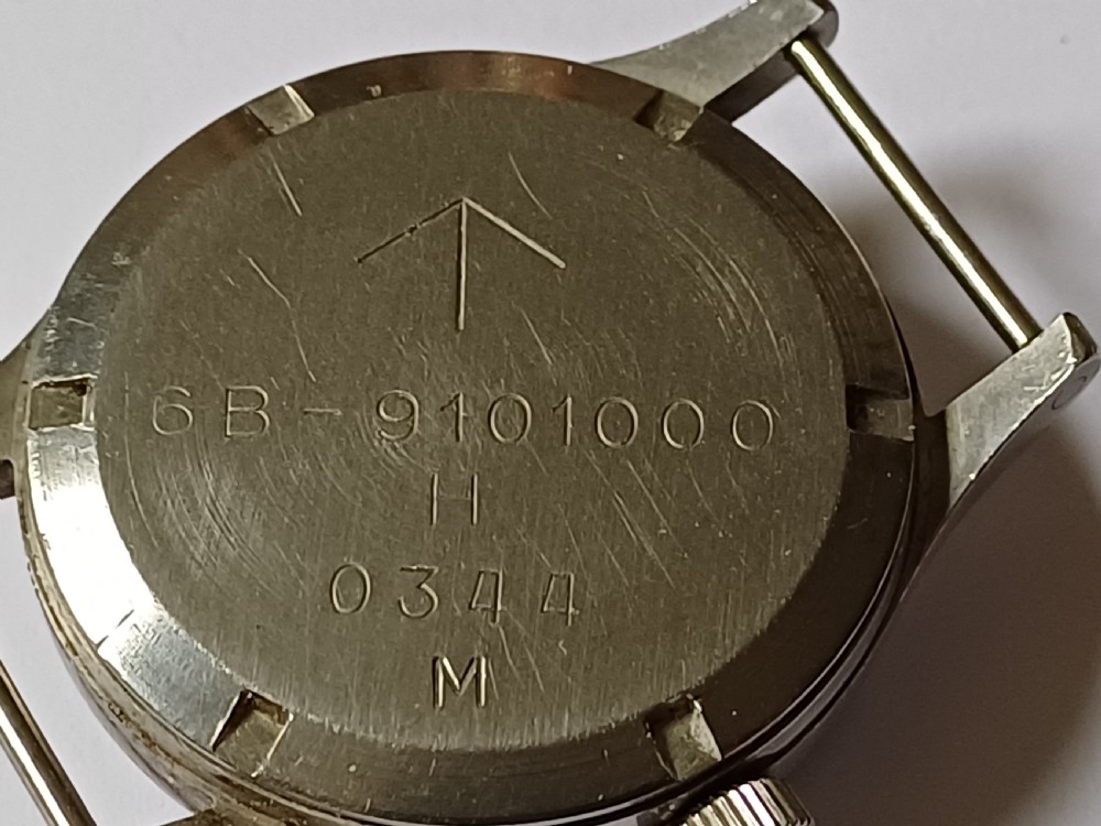 (Reserved BC PP) RAF issued Hamilton 6B-9101000, cal 75 navigation or pilots watch, circa 1967 View XI