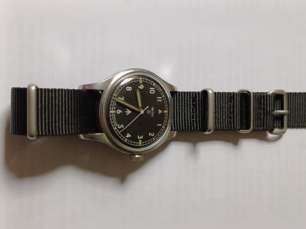 Smiths W10 British Army issued watch, dated 1969 View XVIII