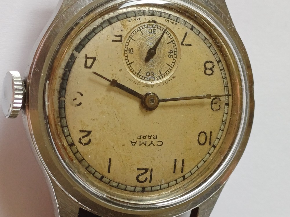 (Reserved JB PP) WW2 RAAF (Royal Australian Air Force) Cyma C.S issue no 537, dating circa 1940 View III