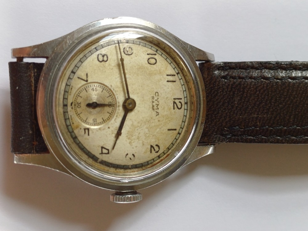 (Reserved JB PP) WW2 RAAF (Royal Australian Air Force) Cyma C.S issue no 537, dating circa 1940 View VII