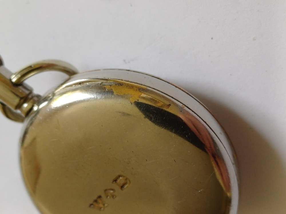 WW1 Royal Flying Corps 8 Day Mark IV A Cockpit Pocket Watch By H W Williamson Ltd, No 2061 AC, Circa 1917 View VIII
