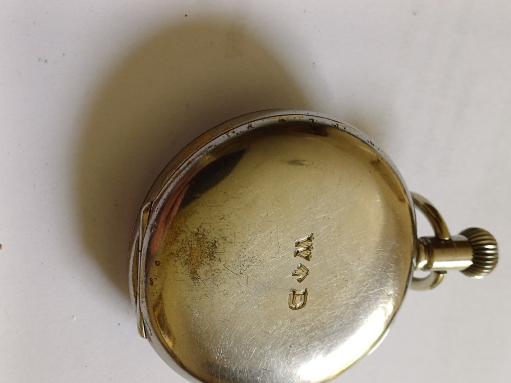 WW1 Royal Flying Corps 8 Day Mark IV A Cockpit Pocket Watch By H W Williamson Ltd, No 2061 AC, Circa 1917 View X