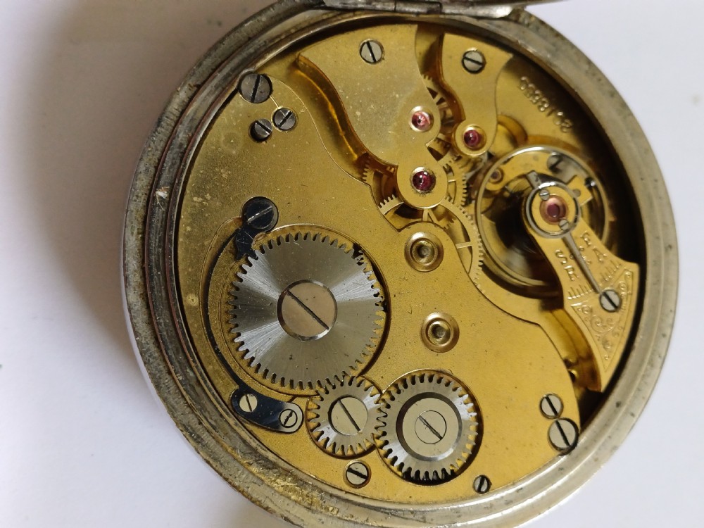 WW1 Royal Flying Corps 8 Day Mark IV A Cockpit Pocket Watch By H W Williamson Ltd, No 2061 AC, Circa 1917 View XVI