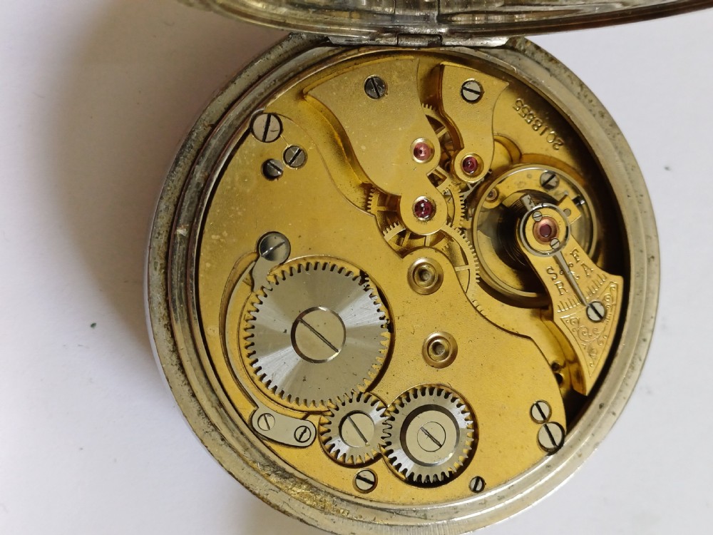 WW1 Royal Flying Corps 8 Day Mark IV A Cockpit Pocket Watch By H W Williamson Ltd, No 2061 AC, Circa 1917 View XIX
