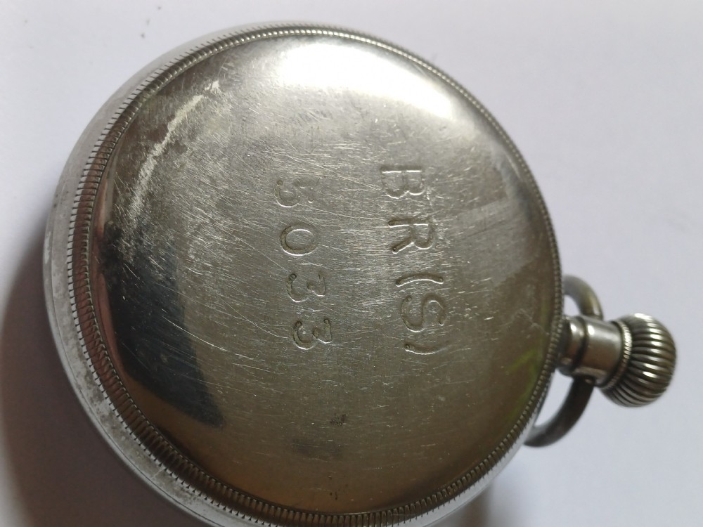 (Sold BW) British Rail Southern Region Stationmaster or Guards pocket watch by Vertex, no BR (S) 5033, dating post 1948. View VIII