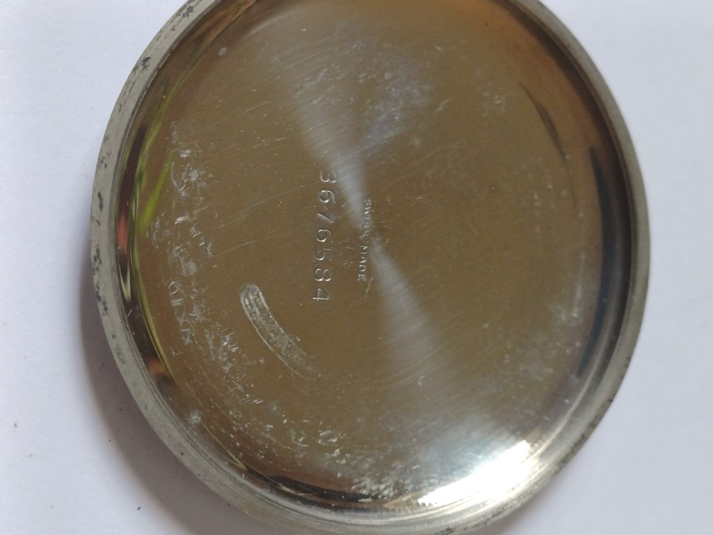 (Sold BW) British Rail Southern Region Stationmaster or Guards pocket watch by Vertex, no BR (S) 5033, dating post 1948. View X