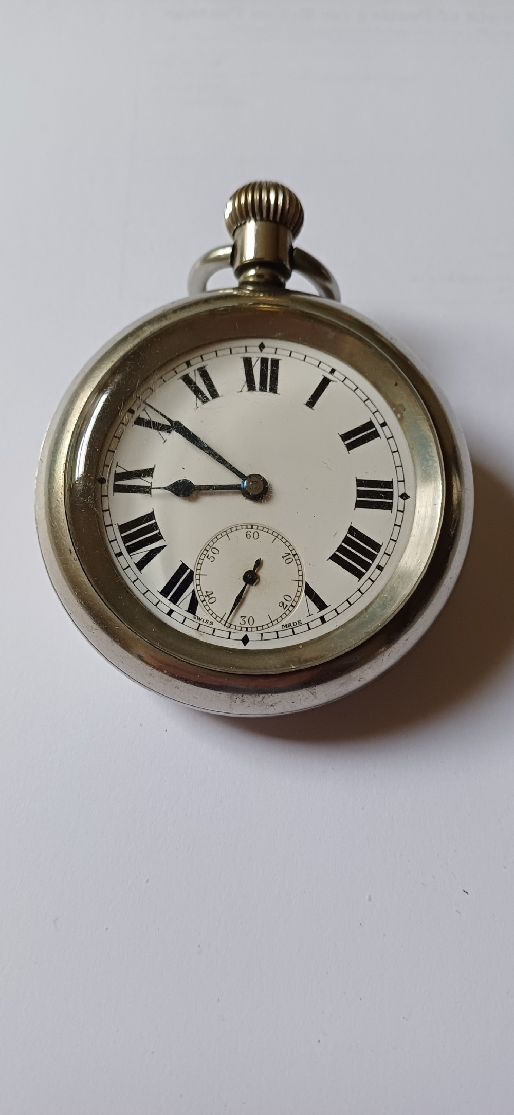 L.M.S. (London Midland Scotland) Stationmaster or Guards pocket watch, pre 1948