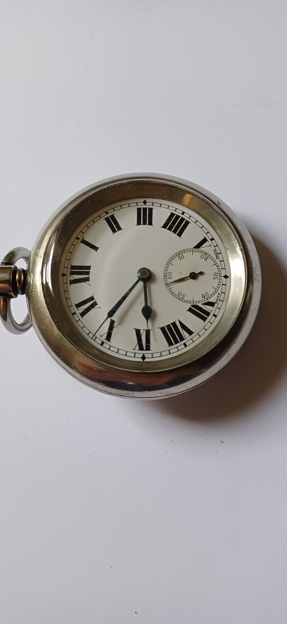 L.M.S. (London Midland Scotland) Stationmaster or Guards pocket watch, pre 1948 View IV