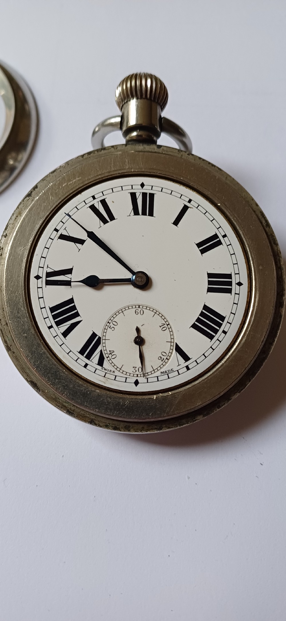 L.M.S. (London Midland Scotland) Stationmaster or Guards pocket watch, pre 1948 View VI