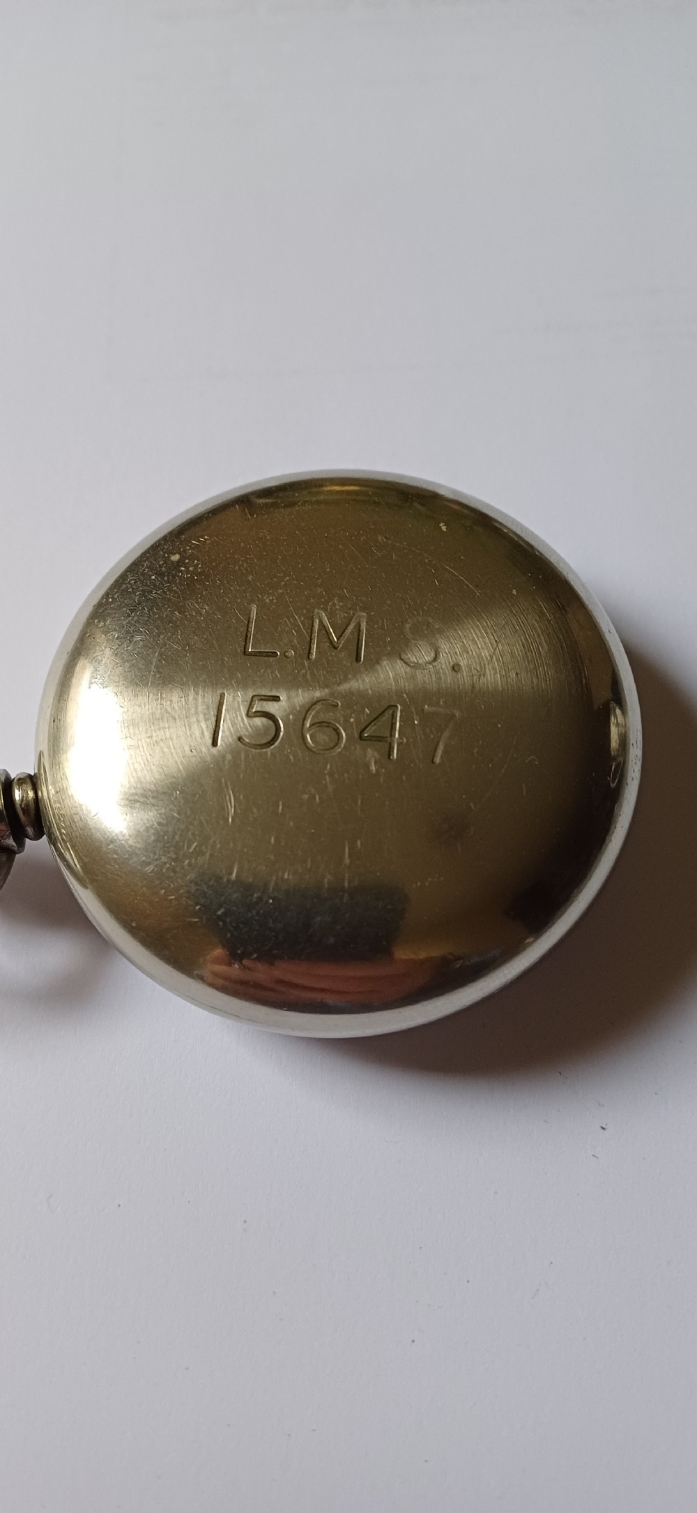 L.M.S. (London Midland Scotland) Stationmaster or Guards pocket watch, pre 1948 View VII