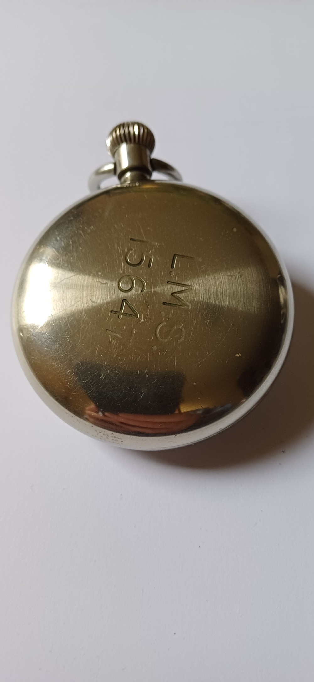 L.M.S. (London Midland Scotland) Stationmaster or Guards pocket watch, pre 1948 View VIII