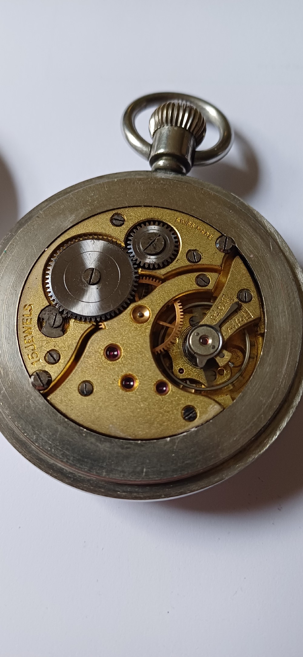 L.M.S. (London Midland Scotland) Stationmaster or Guards pocket watch, pre 1948 View XII