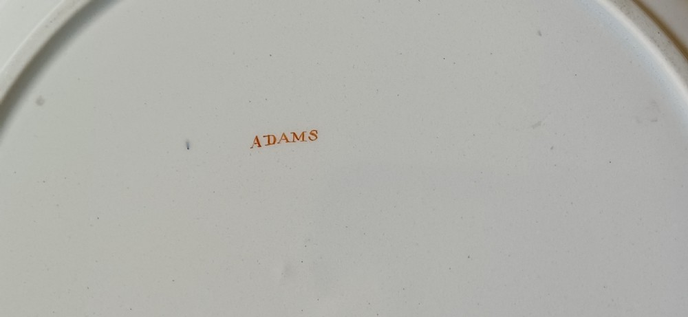 (Reserved PS) A fine English Botanical Plate, signed Adams in iron red to the reverse, dating Mid-19th Century View VIII