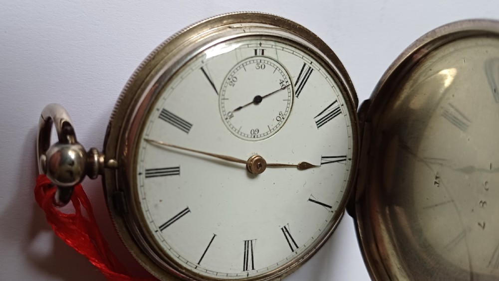 (Reserved IS) Charles Frodsham, 84 Stand London, No 3287, silver pocket watch in full hunter slim case dating circa 1855 View II