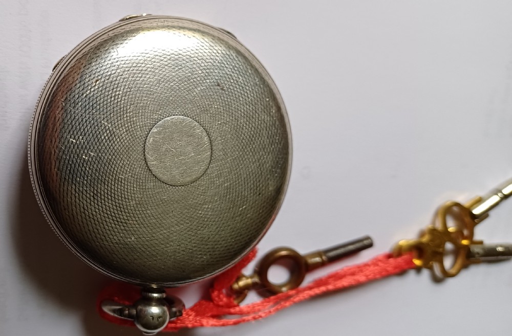 (Reserved IS) Charles Frodsham, 84 Stand London, No 3287, silver pocket watch in full hunter slim case dating circa 1855 View IV