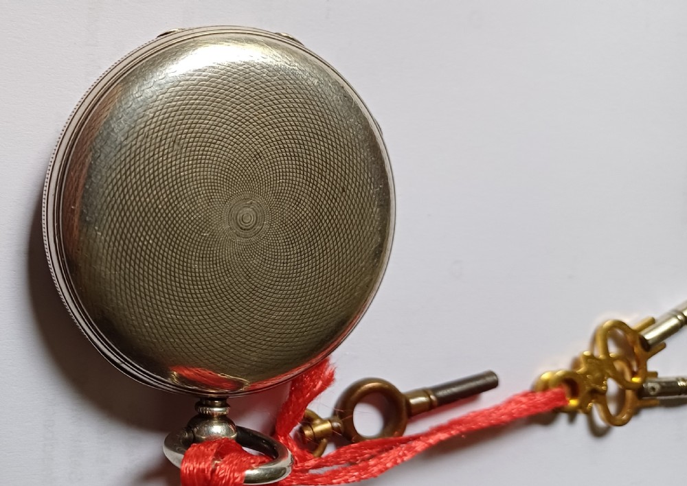 (Reserved IS) Charles Frodsham, 84 Stand London, No 3287, silver pocket watch in full hunter slim case dating circa 1855 View VI
