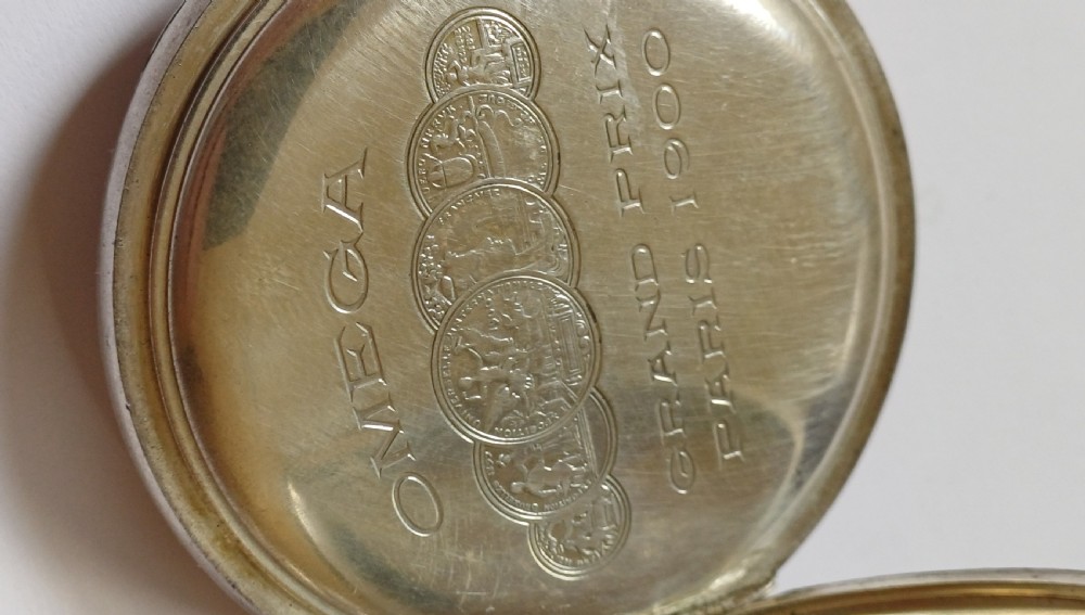 (Reserved PW) A fine pre–WW1 Omega Silver cased pocket watch dating circa 1913 View X