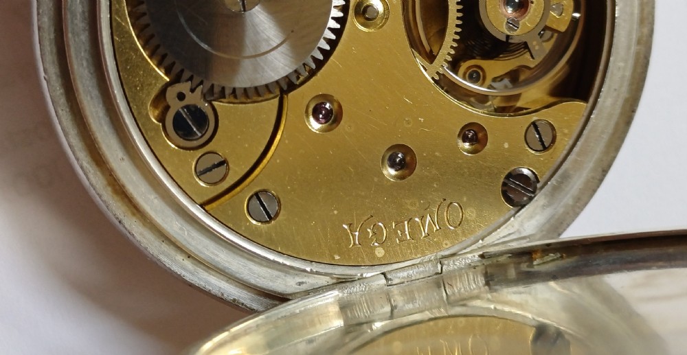 (Reserved PW) A fine pre–WW1 Omega Silver cased pocket watch dating circa 1913 View XVII