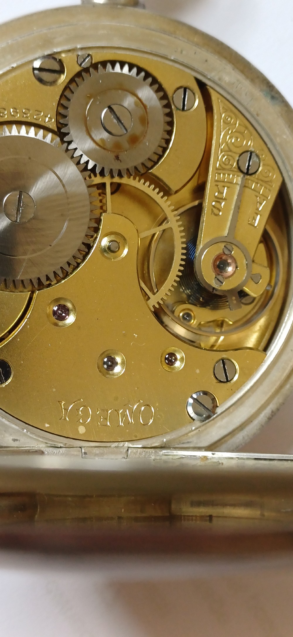 (Reserved PW) A fine pre–WW1 Omega Silver cased pocket watch dating circa 1913 View XVIII
