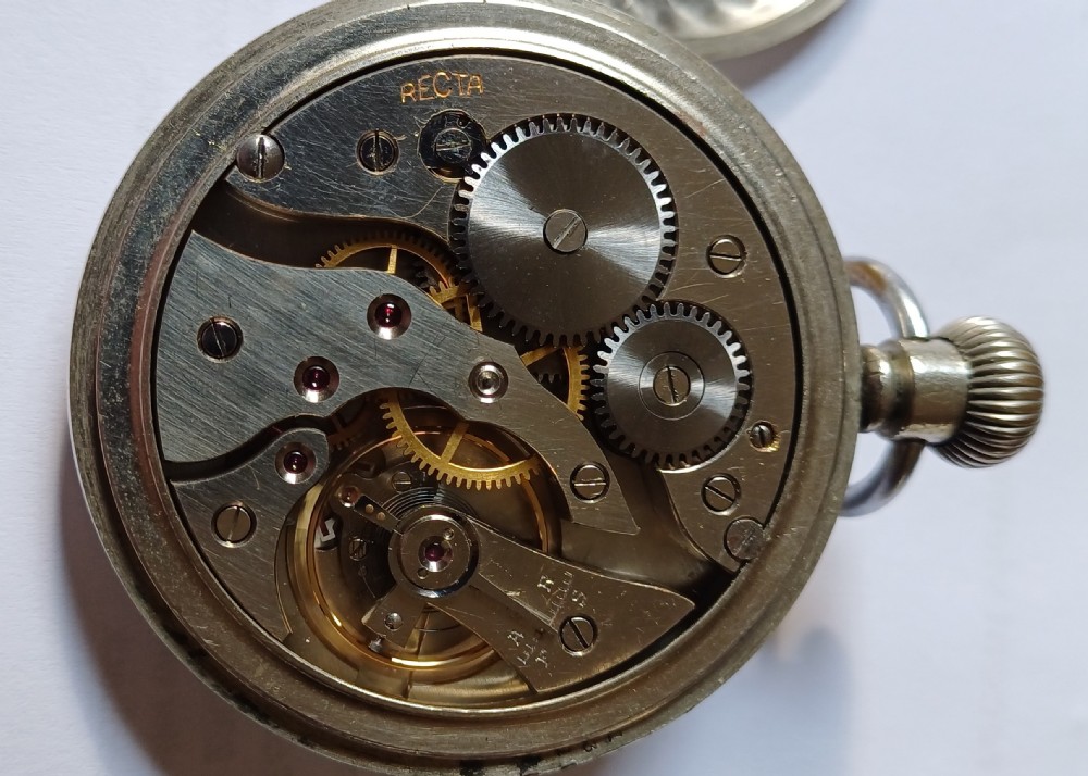 Southern Railway issued Station Master or Guards pocket watch No S.R. 4181, by Recta, dating circa 1935 View VII