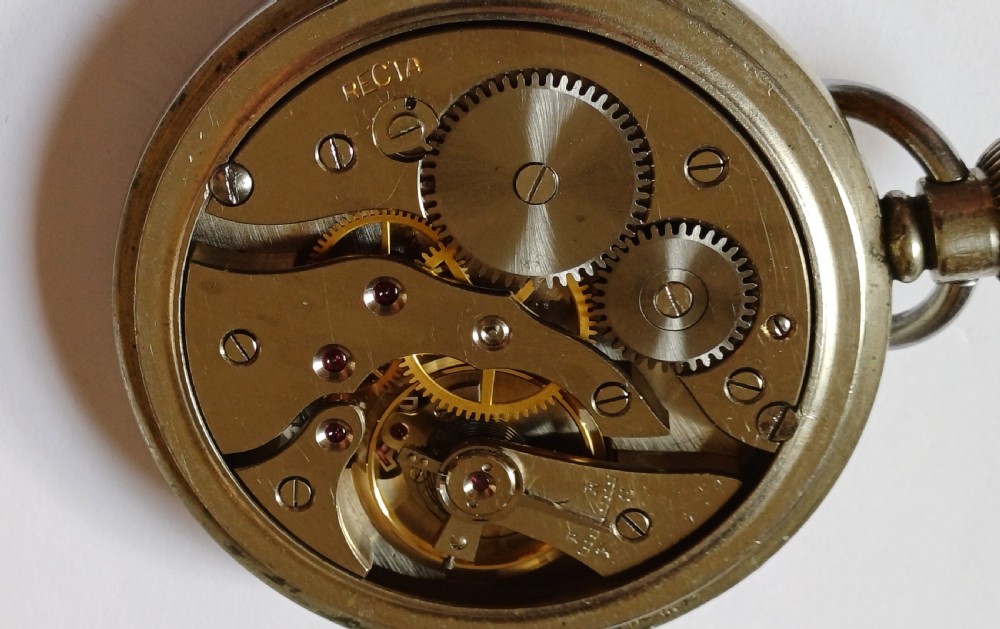 Southern Railway issued Station Master or Guards pocket watch No S.R. 4181, by Recta, dating circa 1935 View VIII