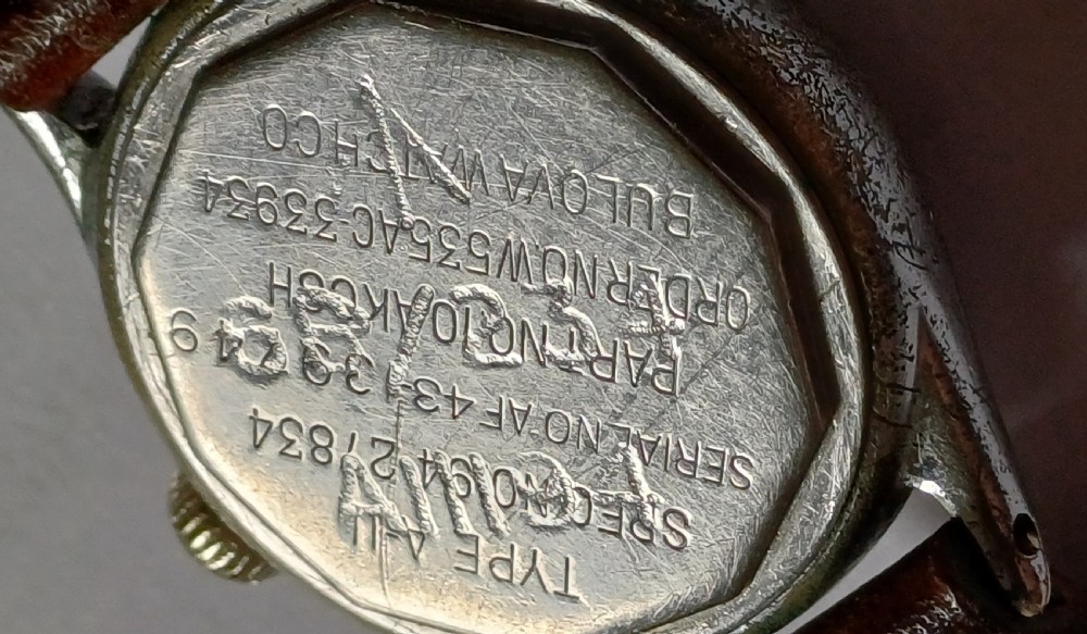 WW2 Bulova RAF issued 6B/234, backup pilots, navigators, or air crews watch, ref 6B/234 A 11194, circa 1943 View XII