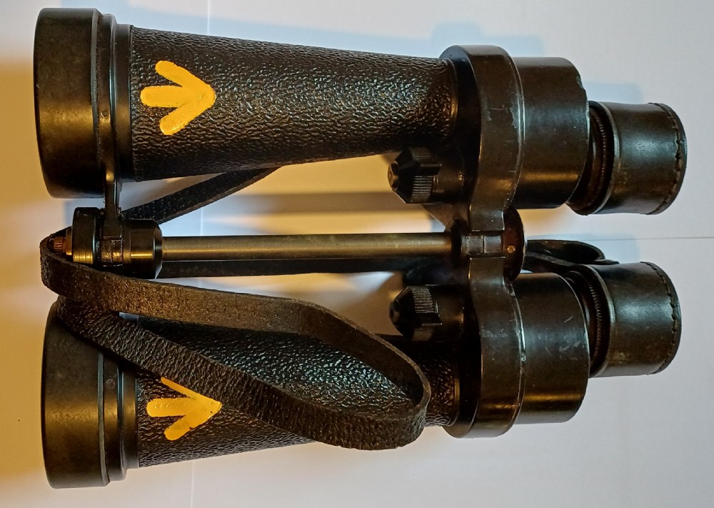 WW2 British Royal Navy Barr & Stroud Binoculars with Original Case, c.1940