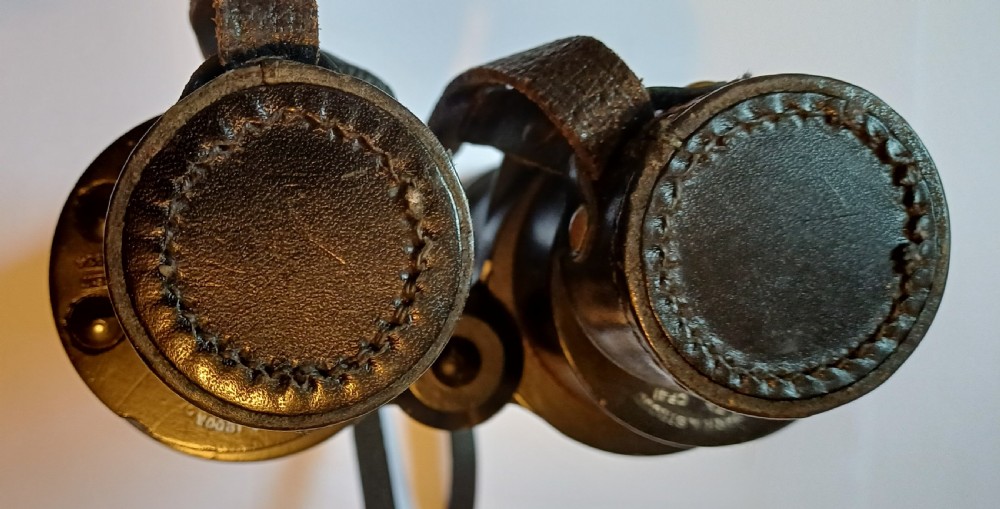 WW2 British Royal Navy Barr & Stroud Binoculars with Original Case, c.1940 View VI