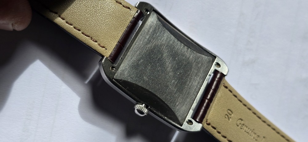 Verity Stainless Steel Rectangular Watch – Rare 1950s Vintage Gentleman's Wristwatch View VIII