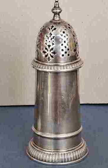Mappin And Webb Silver Lighthouse Sugar Caster