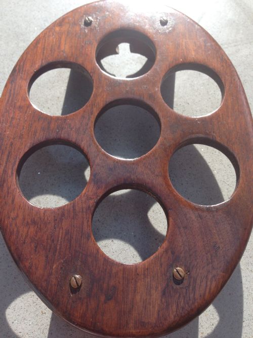 A Mahogany Egg Stand