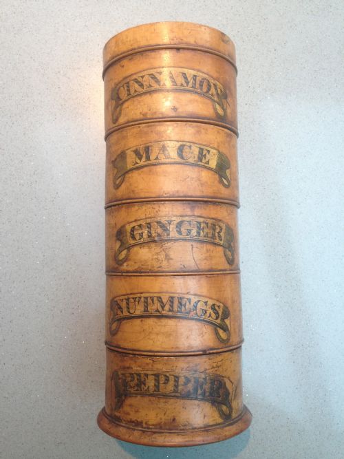 An Antique 5 Tier Spice Tower