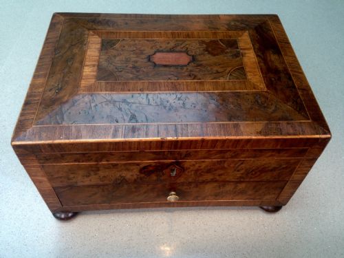 An Antique Sewing/ Jewellery Box