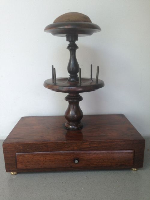 A 19th Century Revolving Sewing Companion