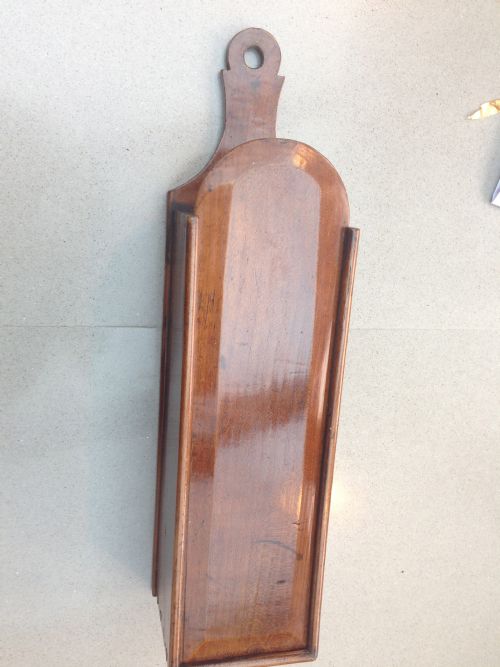 A Late 18th Century Cherry Wood Candle Box