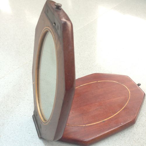 A Georgian Mahogany Travelling Mirror