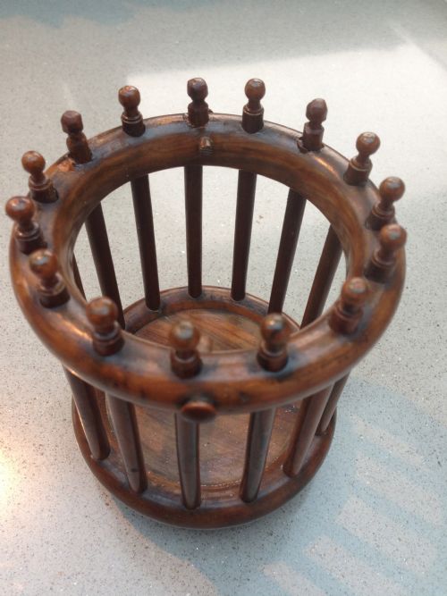 An Unusual 19th Century Wool Cage