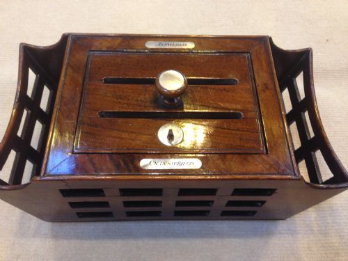 An Unusual Mid 19th Century Letter Holder
