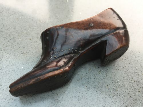 An Early 19th Century Snuff Shoe Box