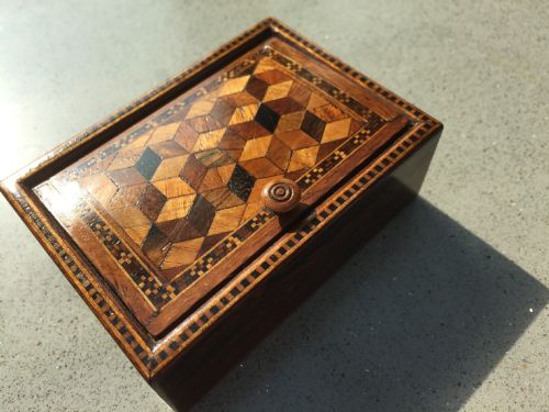 A Small Antique Tunbridgeware Box