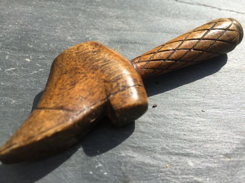 Antique Pipe Tamper in the Form of a Boot