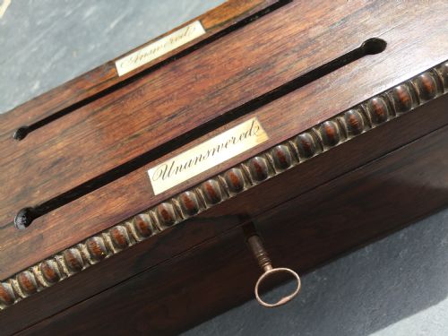A 19th Century Stationery/letter Box