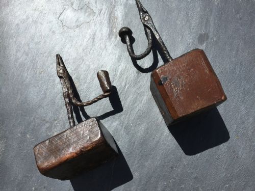 A Selection of Antique Rushlight Holders